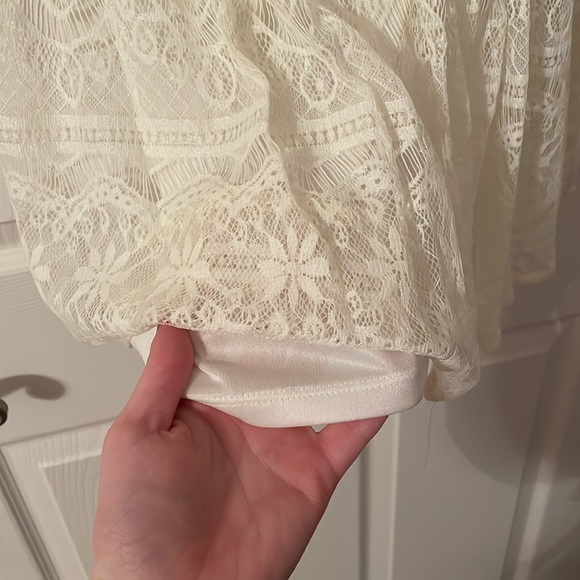 cream dress - Picture 3 of 3